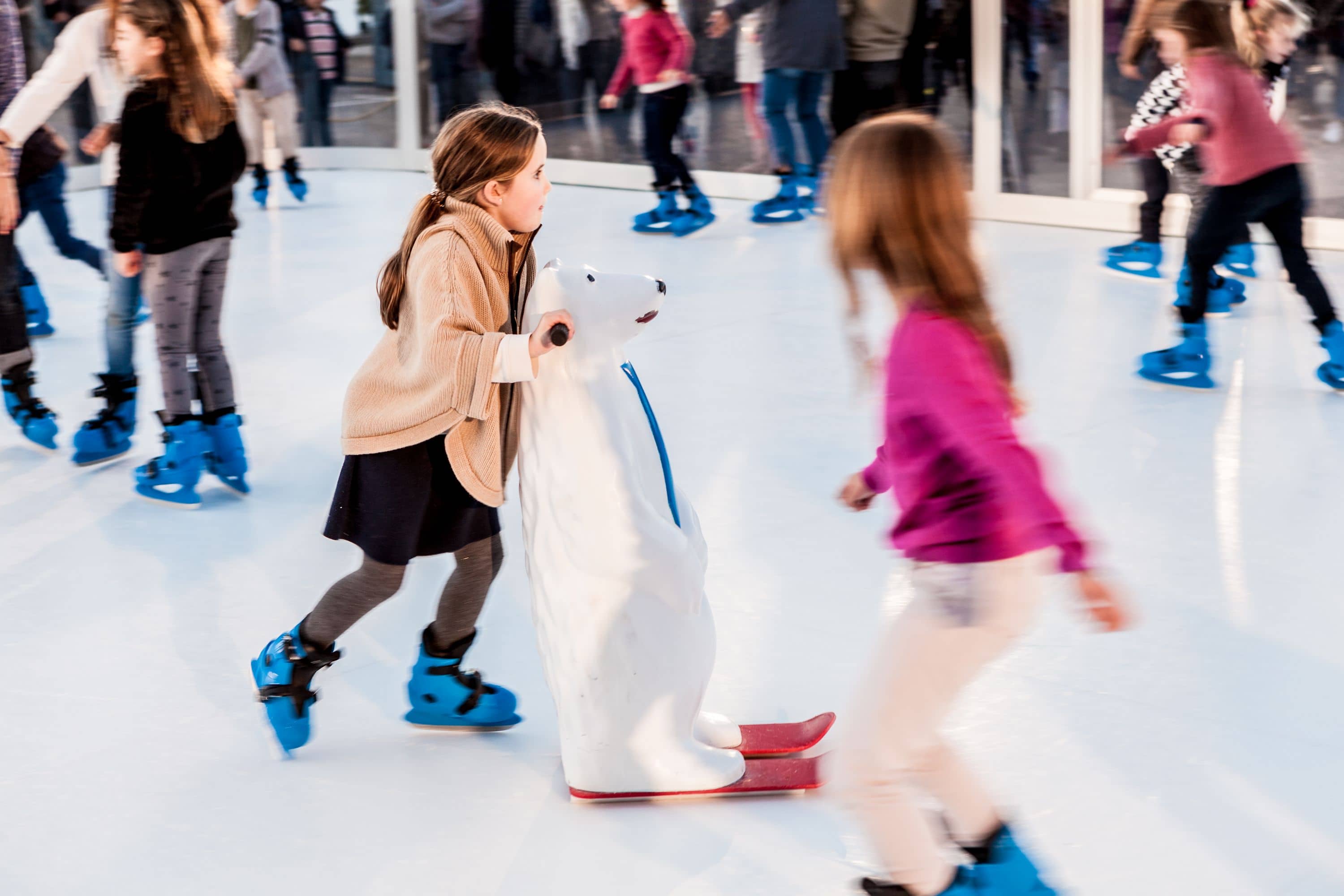 Port Adriano, navidad, pista de hielo, palma